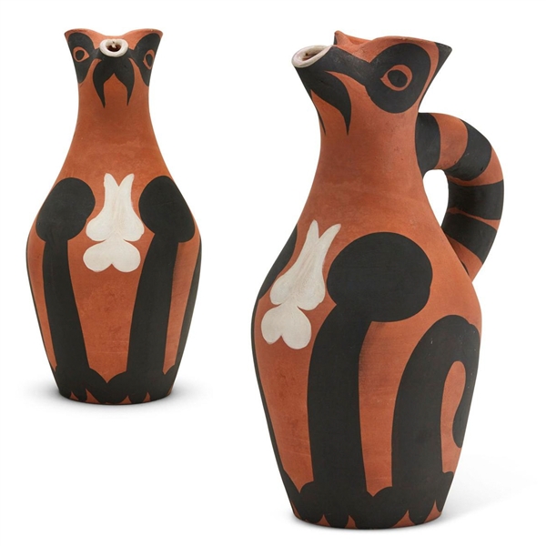 Pablo Picasso ''Pichet Yan'', Number 140 -- Pitcher Created at the Madoura Pottery Studios